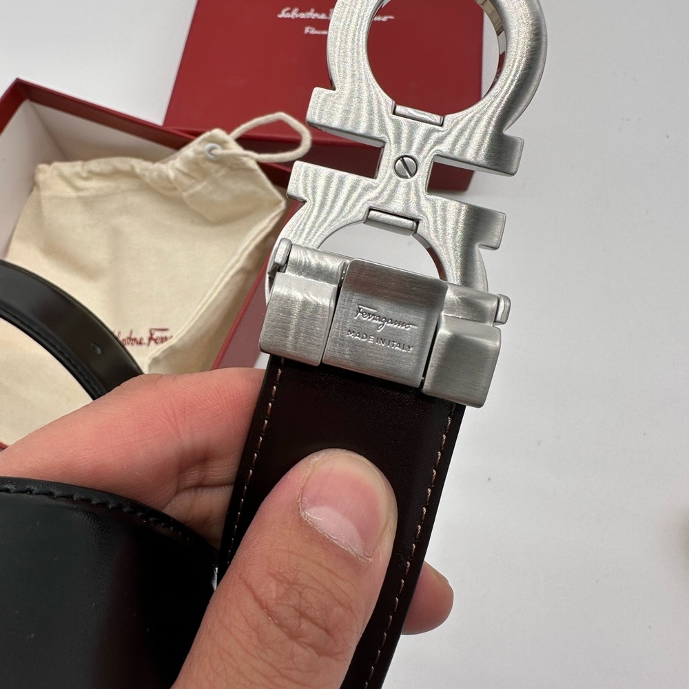 Brand New Salvatore Ferragamo Men’s Belt with certificate - Picture 7 of 8